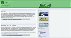Desktop Screenshot of casle.org
